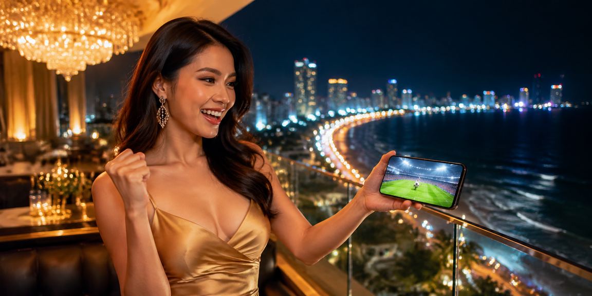 Giao diện di động của ep12 trên bãi biển Đà Nẵng